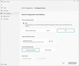 Surface IT Toolkit - UEFI Configurator