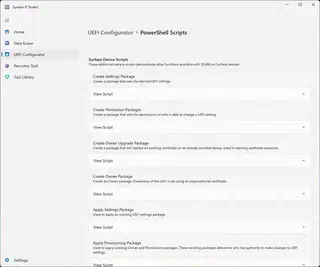 Surface IT Toolkit - UEFI Configurator