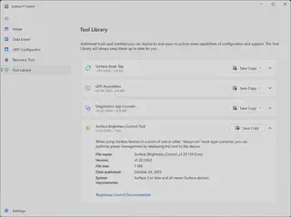 Surface IT Toolkit - Tool Library