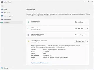 Surface IT Toolkit - Tool Library