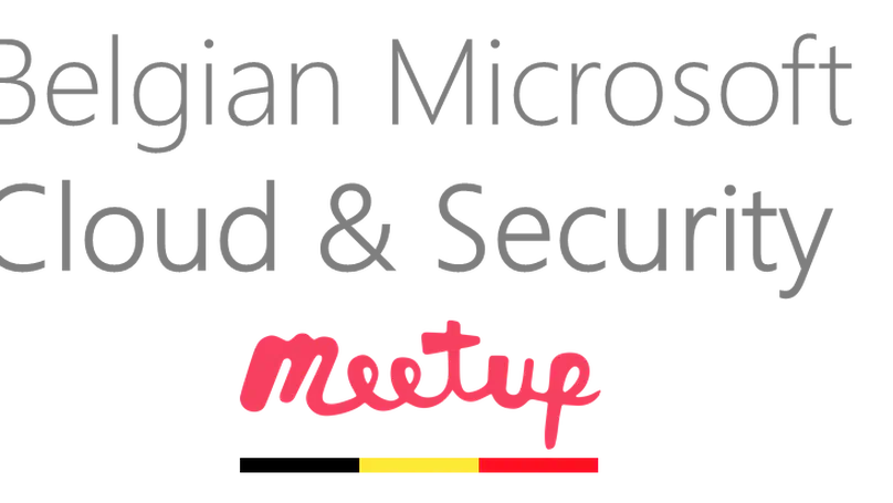 BE Community Week – Belgian Microsoft Cloud & Security Community evening