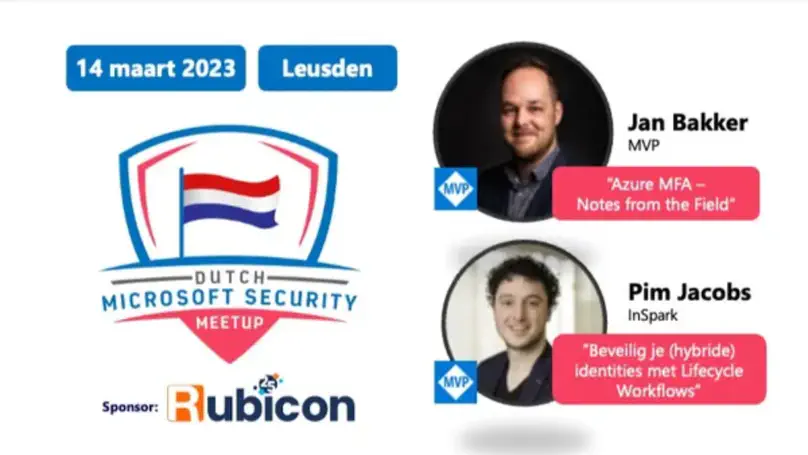 Maart 2023 Microsoft Security NL Meetup