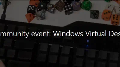 Microsoft meets Community Event Windows Virtual Desktop featured image