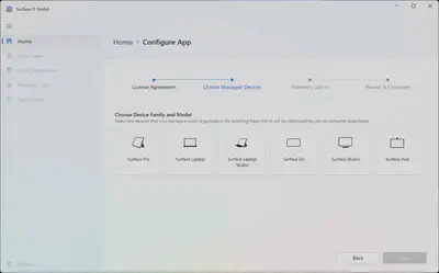 Surface IT Toolkit - Configure