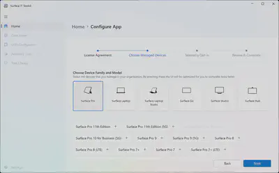 Surface IT Toolkit - Configure