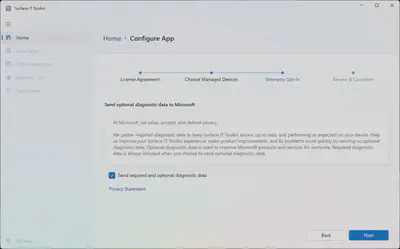 Surface IT Toolkit - Configure