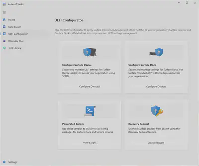 Surface IT Toolkit - UEFI Configurator