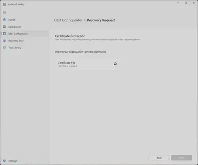 Surface IT Toolkit - UEFI Configurator