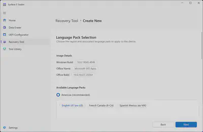 Surface IT Toolkit - Recovery Tool